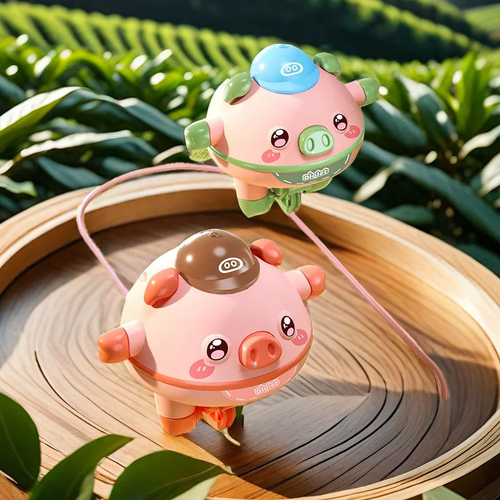 The latest stunt balance pig gyro tumbler unicycle walking tumbler tightrope walking electric toy