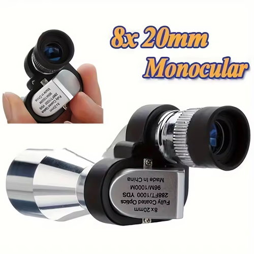 Hot selling mini pocket zoom telescope mini binoculars night vision portable small metal zoom telescope