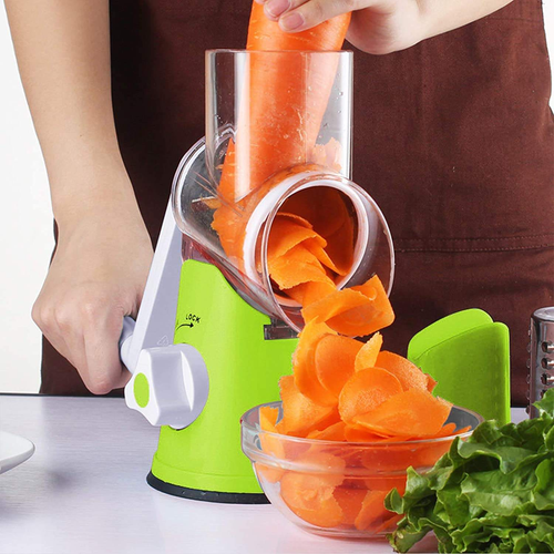 Multifunctional Slicer Vegetable Mandoline Chopper Vegetable Shredder Vegetable Grater with 3 Internal Adjustable Blades