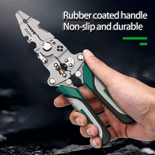 Electrician wire crimping pliers stripping pliers cable stripping multi-function crimping pliers terminal crimping burr cutting tool