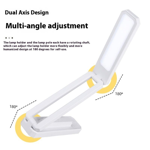 The latest fashionable and creative rechargeable foldable desk lamp protects eyes and is suitable for student study, bedside reading, gaming and entertainment, outdoor lighting, etc.