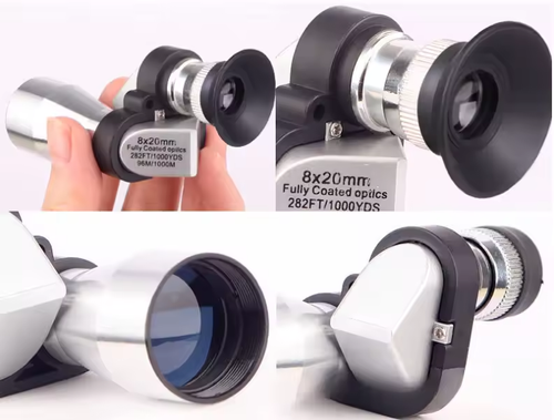 Hot selling mini pocket zoom telescope mini binoculars night vision portable small metal zoom telescope
