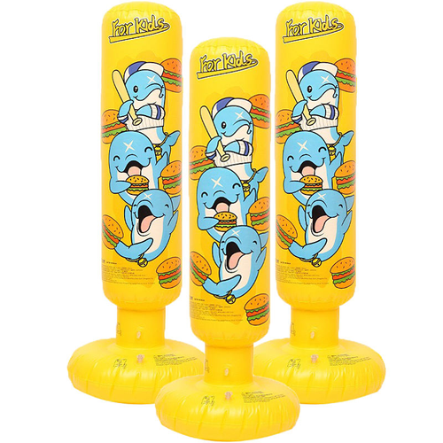 The latest children's inflatable sandbag training column boxing toy thickened PVC indoor and outdoor boxing training activities