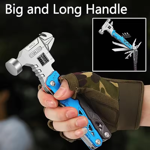 Portable folding multi-purpose pliers, camping and car knife combination, easy to carry multi-purpose tool
