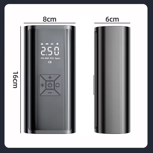 Small, portable, multifunctional wireless household air pump for cars, bicycles, tires, electric vehicles, and charging pumps