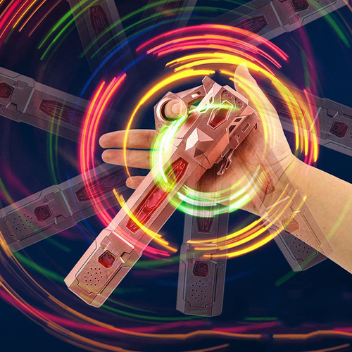 The latest USB charging internet celebrity cool LED light retractable sword toy