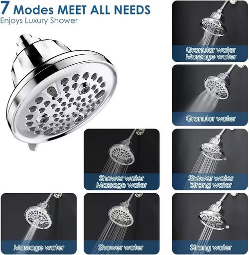 Hot selling intelligent high pressure fixed shower head multi-speed adjustment luxury overhead shower head