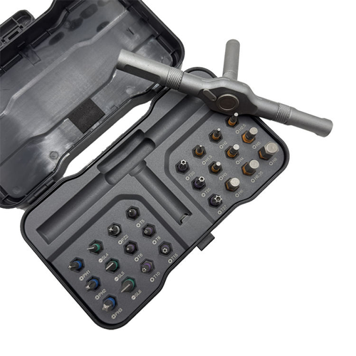 MYJ 24-in-1 ratchet screwdriver bit set high-quality S2 steel bit multi-function ratchet handle industrial-grade tool set