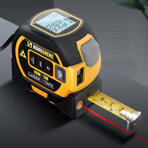 3-in-1 laser measuring tape LCD digital distance meter infrared ruler 40m laser distance meter tool magnetic hook metric imperial