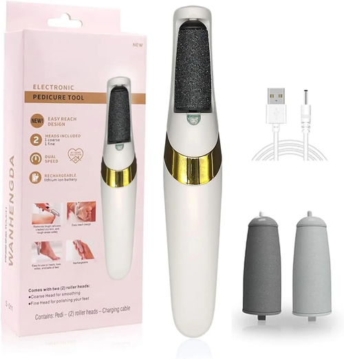 New rechargeable electric callus remover wireless men and women electronic foot dermabrasion device to remove dry rough heel calluses 2025