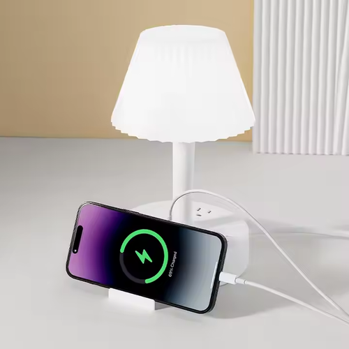 All-in-one design, multiple functions to meet your various needs!-Bedside Lamps With AC Outlets & USB Ports