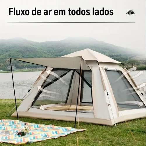 4 People Large Single Layer Waterproof Cabin Instant Camping Tents Outdoor Picnic Camping Rbm Temts Easy Setup Camping Tent