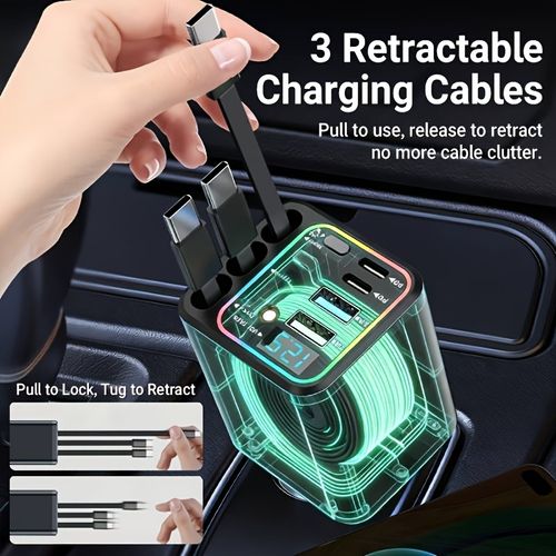 Retractable Car Charger