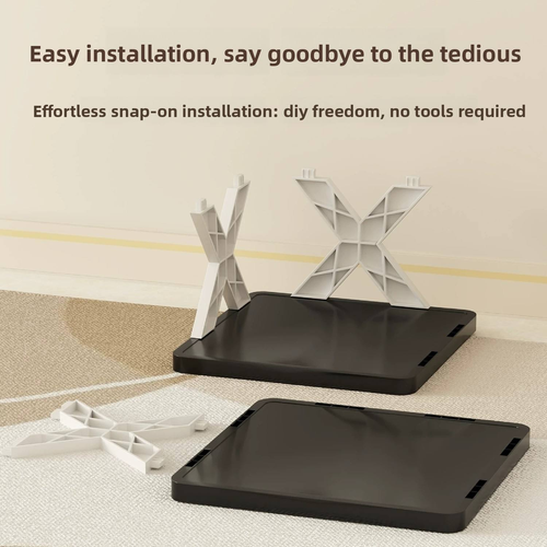 Modern 9-tier foldable Nordic-style shoe rack made of PP material—compact and space-saving, ideal for entryways.