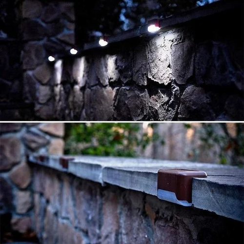 🎄 Solar Deck Lights, Automatic On or Off 💡 (Set of 10)