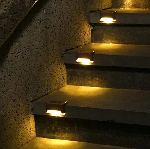 🎄 Solar Deck Lights, Automatic On or Off 💡 (Set of 10)