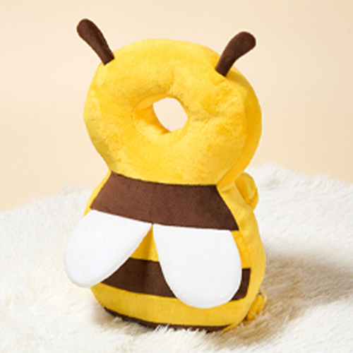 Baby's Fall-Proof Adjustable Head Protector Infant's Toddler Walking Anti-Impact Child Safety Aid Bee pattern