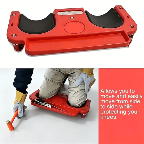 This Rolling Thick Padded Knee Creeper Is Perfect Construction Gear. It'S Lined with Soft Cushioning And Built to Last Forever. A Total Must-Have for All Workers! You Can Slide Around Super Easily, And It Keeps Your Knees Fully Protected