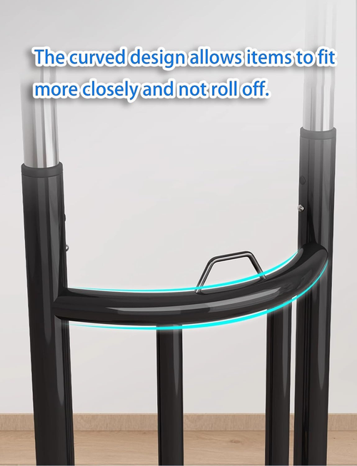 Iron Stair Climbing Cart Foldable Handle Heavy Duty Luggage & Building Material Transport Portable Household Use