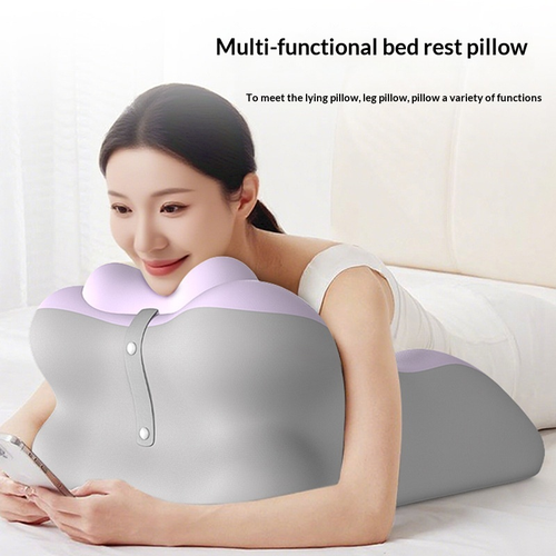 Memory Foam Prone Support Pillow, Neck & Chest Protector for Bed Reading, Phone Use & Binge-Watching, No Face Pressure Design