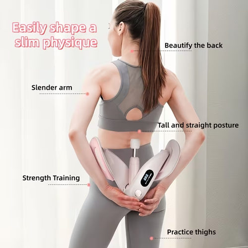 Pelvic Floor Trainer, Smart Hip & Thigh Trainer with Counter. Adjustable Resistance for Targeted Inner Thigh & Glute Toning. , unisex