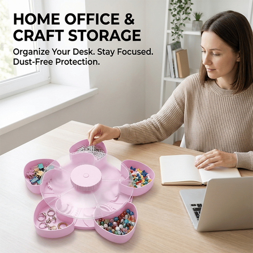Divided Spin and Snack Serving Tray