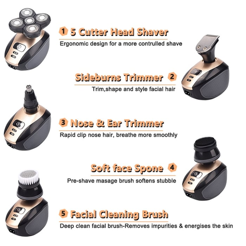 🔥5 In 1 Multifunctional 4D Electric Shaver