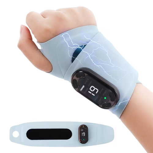 EMS Smart Adjustable Hand Wrist Massage Instrument Wrist Hot Compress Tendon Sheath Full Wrist Electric Massager