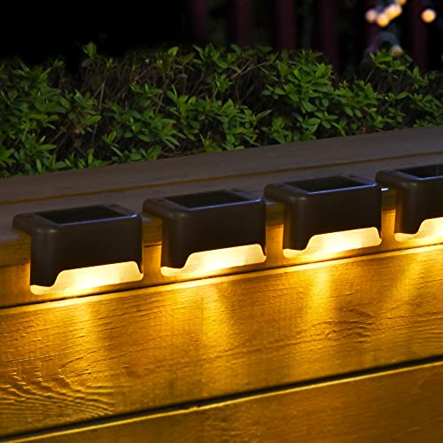 🎄 Solar Deck Lights, Automatic On or Off 💡 (Set of 10)