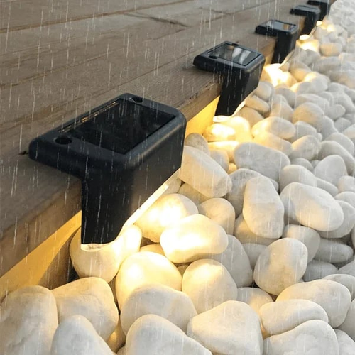 🎄 Solar Deck Lights, Automatic On or Off 💡 (Set of 10)