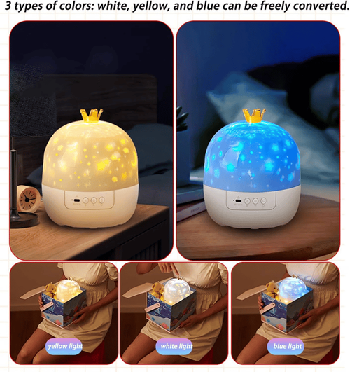 Projector Night Light for Kids 15 Sets of FilmsType-C Charging
