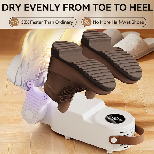 Four-bracket Design 3 in 1 Smart Shoe Dryer Dries Two Pairs of Shoes at a Time Antibacterial and Deodorizing