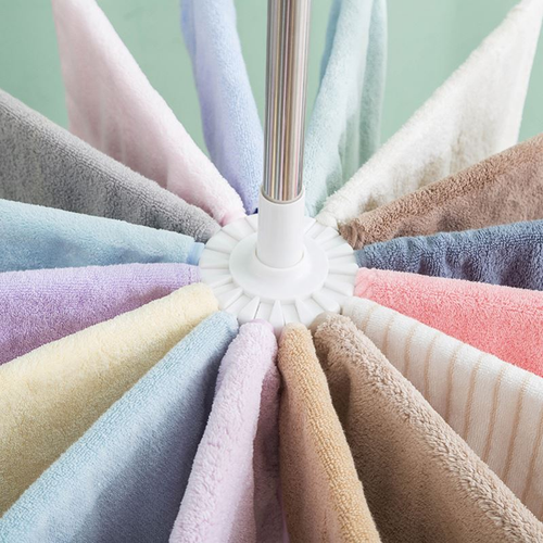3 Layers Folding Hanging Cloth Drying Racks Rotating Garment Rack towel Rack Drying newborn and infant clothing