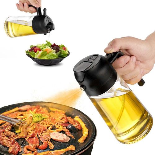 ✨🧴 New Black Multifunctional Glass Oil Sprayer 🧴✨