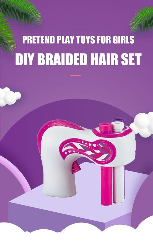 Electric Automatic Braiding Machine Tool Twist Braiding Machine DIY Fashion Girls Braiding Hairstyle Toy