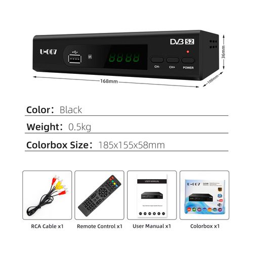 FTA DVB-S2 Satellite Receiver Full HD Satellite Receiver Set-Top Box
