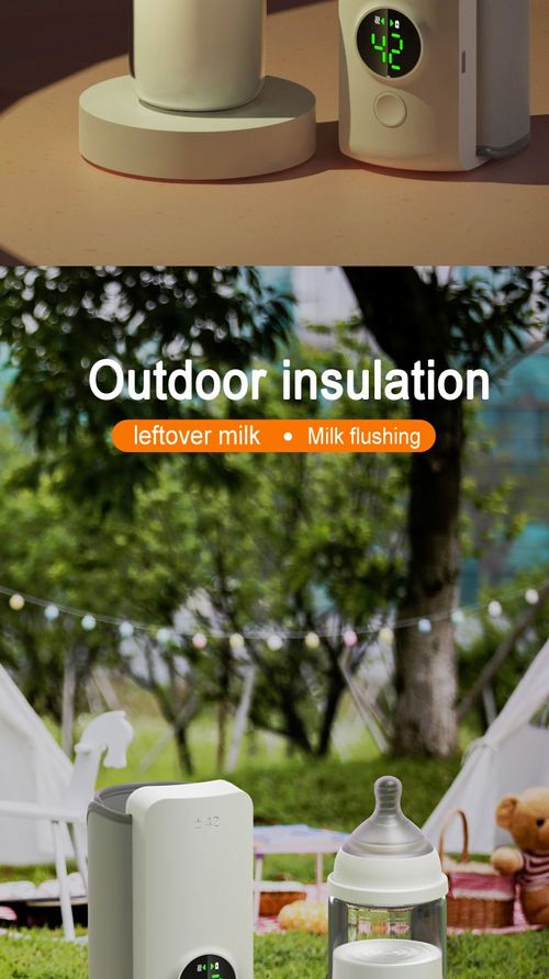 2025 New Design USB Rechargeable Baby Heated Bottle Warmer