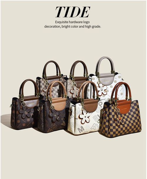 Retro Printed Women's Handbag Fashion Commuter Large Capacity Tote Bag Versatile Multi-layer Shoulder Crossbody Bag 17 sales