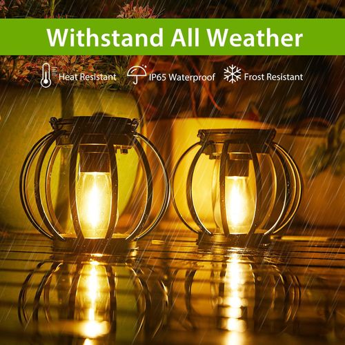Metal hanging solar light outdoor light