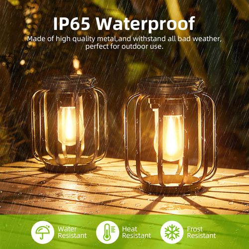 Metal hanging solar light outdoor light