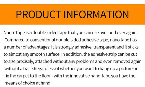 Nano double-sided adhesive strong magic
