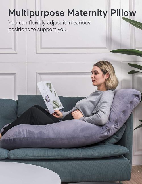 Pregnancy pillow for sleeping, U-shaped full body pregnancy pillow