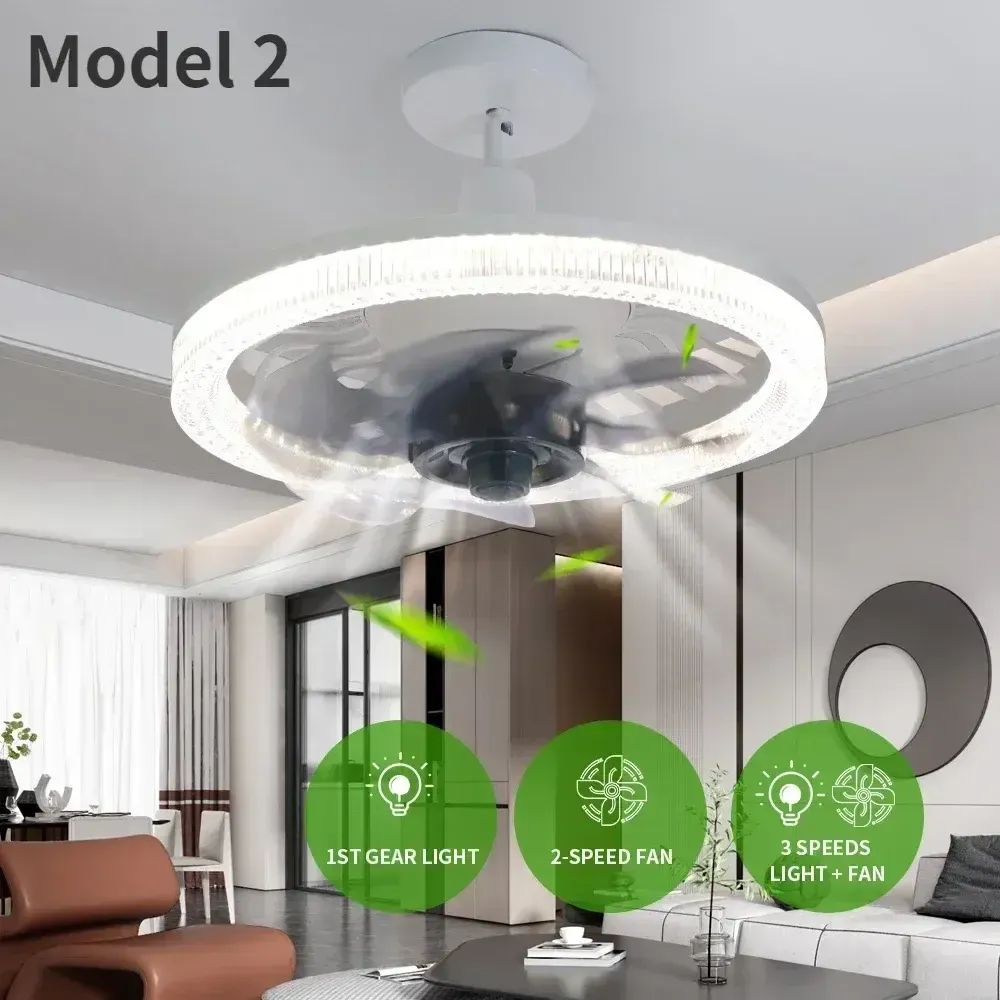 LED ceiling fan indoor light multifunctional home suitable for ceiling fan light