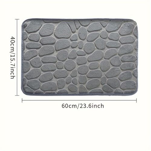 Simple toilet door mat bathroom non-slip floor mat toilet absorbent foot mat
