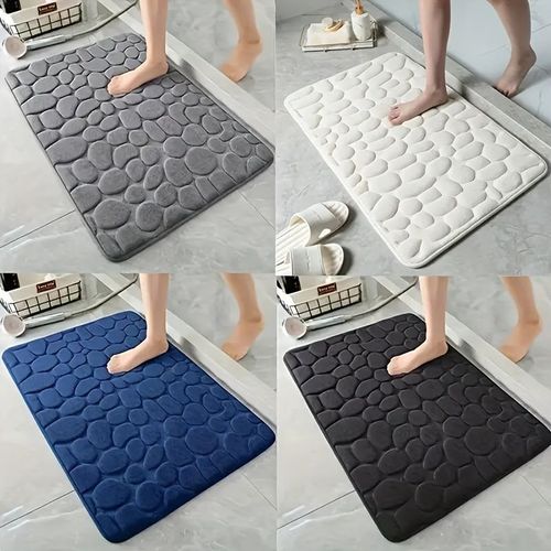 Simple toilet door mat bathroom non-slip floor mat toilet absorbent foot mat