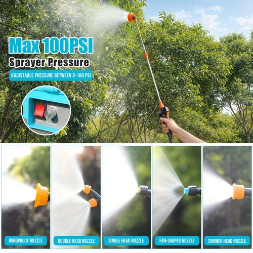 SIDEKING 4 Gallon Electric Backpack Sprayer