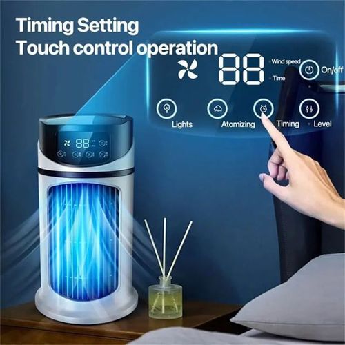 Portable Remote Control Mini Air Conditioner Summer Air Cooler Fan