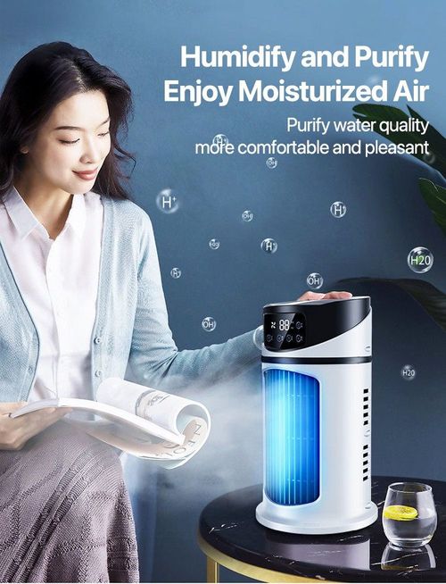 Portable Remote Control Mini Air Conditioner Summer Air Cooler Fan