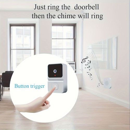 Smart WiFi Doorbell, Wireless Security Camera