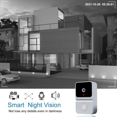 Smart WiFi Doorbell, Wireless Security Camera